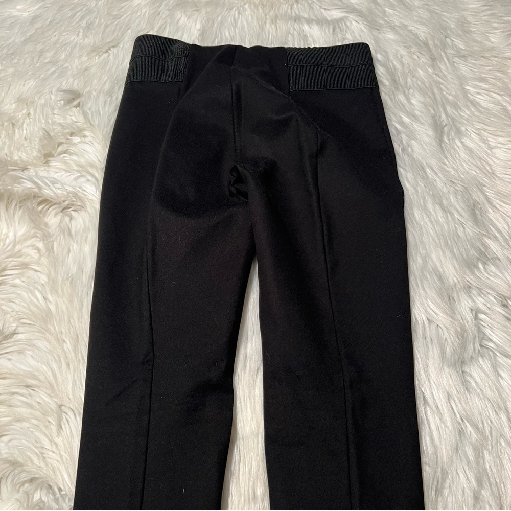 Zara Basic Collection Women's Sz Medium Pull On Dress Pants Skinny Black Texture - Picture 6 of 8